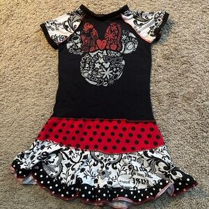 Minnie Mouse Upcycle dress approx size 5/6 boutique custom